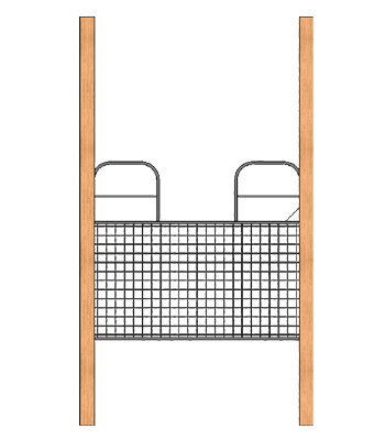 Half Swing Mesh Gate